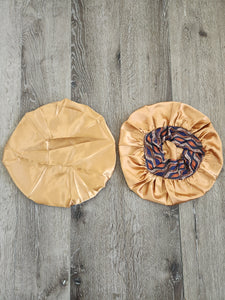 Silk Gold Pattern Bonnet