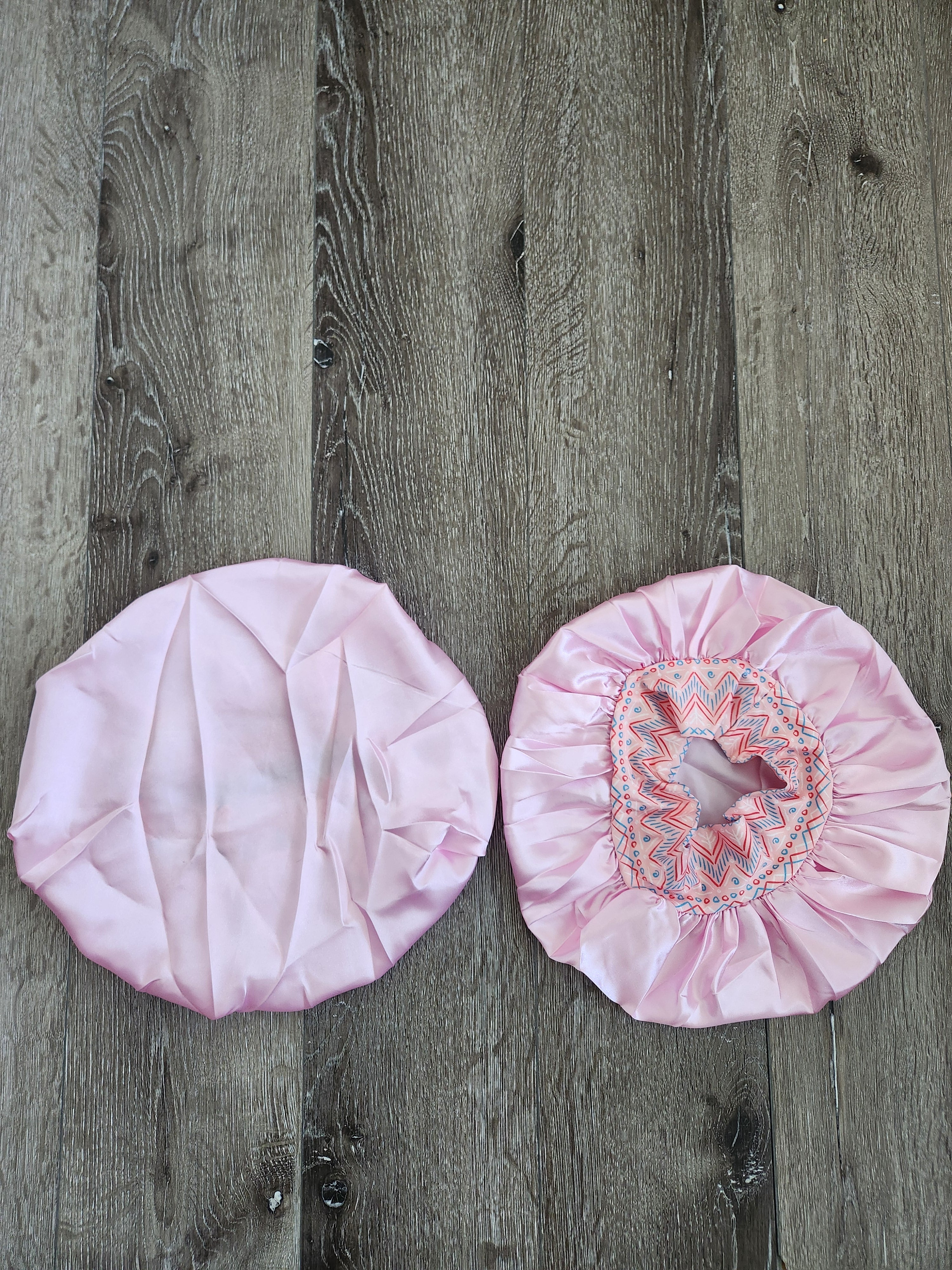 Silk Pink Pattern Bonnet